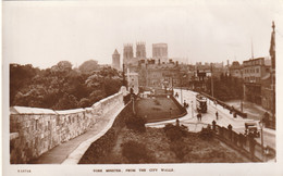 YORK MINSTER FROM THE CITY WALLS - York