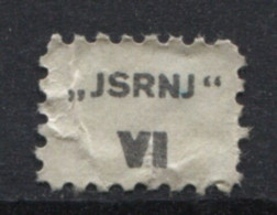 Yugoslavia 1947, Stamp For Membership, JSRNJ, Labor Union, Administrative Stamp - Revenue, Tax Stamp, VI - Oficiales