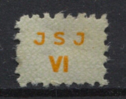 Yugoslavia 1947, Stamp For Membership, JSJ, Labor Union, Administrative Stamp - Revenue, Tax Stamp, VI - Officials