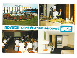 CpM,42, Saint-Etienne, Novotel St Etienne Aéroport, 42160 ANDREZIEUX BOUTHEON, DOS VIERGE - Saint Etienne