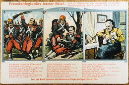 LEGION ETRANGERE FREMDENLEGIONÄRS LETZTER BRIEF - Guerra 1914-18