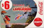 Lote TTE9, Ecuador, Tarjeta Telefonica, Phone Card, Porta, Coca Cola, Coke, Fabrica, 6 - Equateur