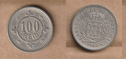 PORTUGAL 100 Réis -  1900 Copper-nickel • 4 G • ⌀ 23 Mm KM# 546, Gomes# C1 07,01 - Portugal