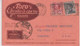 BOLOGNA ESTRATTO DI CARNE 1927 BELLA ! - Bologna