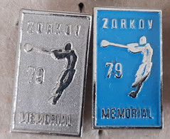 Hammer Throw Athletics, Athletic Competition Zorkov Memorial 1979 Slovenia Ex Yugoslavia Pins Badge - Leichtathletik