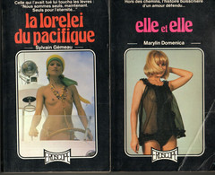 Lot 2 Romans Eroscope - Elle Et Elle & La Lorelei Du Pacifique  Edition Et Publications Prenieres De 1977/78 - Schwarzer Roman