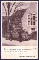 CPA DE LA LOTERIE COLONIALE De 1938 * Avec Un Peu De Chance..* - VOITURE PACKARD - - Loterijbiljetten