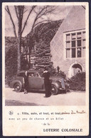 CPA DE LA LOTERIE COLONIALE De 1938 * Avec Un Peu De Chance..* - VOITURE PACKARD - - Lottery Tickets