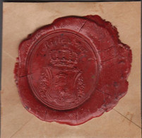 1910. GRØNLAND. Rare Red Seal With Sharp And Clear Cancel From Rittenbenk + POLARBEAR MOTIVE. Used In The ... - JF518227 - Spoorwegzegels