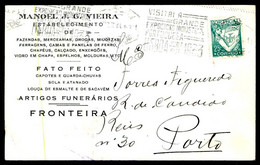 FRONTEIRA - PUBLICIDADE - "Manoel J. G. Vieira"  Carte Postale - Portalegre