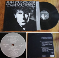 RARE French LP 33t RPM (12") ALAIN SOUCHON (1985) - Collectors