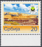 MINE Obilić Coal Mine Bagger Electric Industry / 2007 KOSOVA Kosova SERBIA  PPM Personalized Post Stamp - Usines & Industries