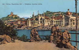 2904" TORINO-ESPOSIZIONE 1911 -PADIGLIONE AMERICA LATINA   E MONTE DEI CAPUCCINI - Exhibitions