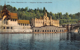 2905" TORINO-ESPOSIZIONE 1911 -PADIGLIONE  SIAM E SERBIA " - Expositions