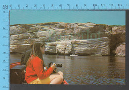 Postcard-Percé P. Quebec, Canada, An Excursion Boat Trip -  Carte Postale - Percé
