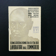 Tessera CONFEDERAZIONE FASCISTA DEI LAVORATORI DEL COMMERCIO ( 627-087 E+d) - Membership Cards