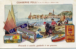 PUBBLICITA' -ADVERTISING-ILL.BERNARDON- CONSERVE F.lli POLLI S.A. MILANO- - Advertising