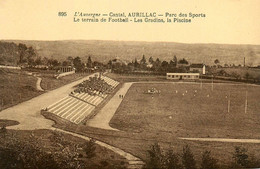 Aurillac * Le Stade Stadium Estadio * Parc Des Sports , Le Terrain De Football * Foot Sport * Les Gradins Et La Piscine - Aurillac