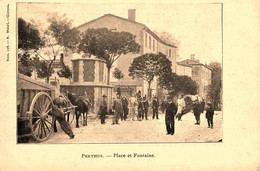 Perthus * Place Et Fontaine * Pyrénées Orientales - Autres & Non Classés