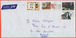 OLANDA - NEDERLAND - Paesi Bassi - 2005 - 4 Stamps - Viaggiata Da Zwolle Per Brussels, Belgium - Briefe U. Dokumente