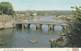 Postcard Afon Teifi And Bridge Cardigan  My Ref B14587 - Cardiganshire