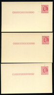 UX38 S54A 3 Postal Cards PLATE FLAWS INDICIA Mint 1951 - 1941-60