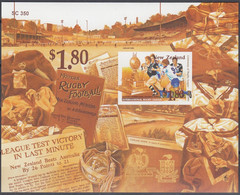 NEW ZEALAND 1995 Rugby League Centenary, Limited Edition IMPERFORATE Miniature Sheet MNH - Rugby