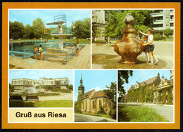 F6560 - TOP Riesa Freibad - Bild Und Heimat Reichenbach - Riesa