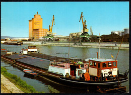 F6813 - Bamberg Schlepper Schleppkahn Hafen Krahn - Remorqueurs