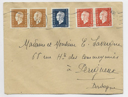 FRANCE DULAC  50CX2+40C+30CX2 LETTRE PARIS 2 MAI 1945 AU TARIF - 1944-45 Marianne De Dulac