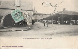 BEAUMONT De LOMAGNE - Place Du Marché - Beaumont De Lomagne