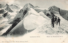 Lysskamm Gipfel Des Breithorns Breithorn  Viège; Gressoney-La-Trinité - Cordée Alpinistes - Viège