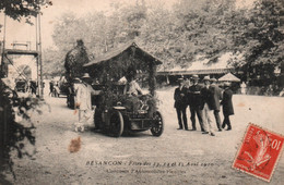 Besançon - Fêtes Des 13,14 Et 15 Août 1910 - Concours D'Automobiles Fleuries - Demonstrations