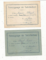 JC , école , Temoignage De Satisfaction , Collection J.S Tours, LOT DE 2 - Non Classés