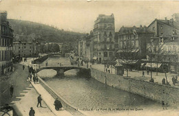 Tulle * Le Pont De La Mairie Et Les Quais - Tulle