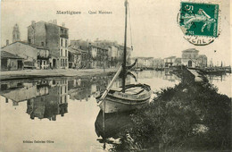 Martigues * Le Quai Marceau * Bateau - Martigues