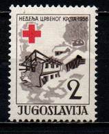 JUGOSLAVIA - 1956 - Ruins In The Snow - MNH - Nuovi