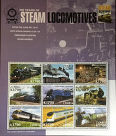 Zambia 2005 Steam Locomotives Anniversary Sheetlet MNH - Zambia (1965-...)