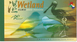 Hong Kong  2000 Esp Fil. H.Kong'01  Carnet Prestige Wetland, Uccelli (Y.C 955) Mnh, Bello - Markenheftchen