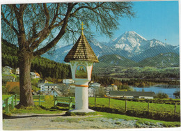 Bildstock Am Faakersee Mit Mittagskogel, 2144 M - (Österreich) - Faakersee-Orte
