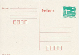 Duitsland DDR Postkaart Berlin Palast Der Republik 10pfg Groen Ongebruikt (5348) - Cartes Postales - Neuves