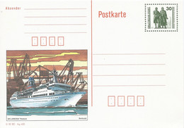 Duitsland DDR Postkaart Geillustreerd MS. Arkona 30 Pfg Ongebruikt (5350) - Cartes Postales - Neuves