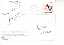 ARGENTINA 1992 - PATAGONIA - Cartolina Per Roma - Storia Postale