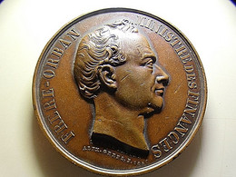 Medal (54mm) Frere-Orban - Ministre Des Finances 1860 - Ohne Zuordnung