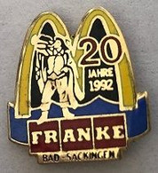 MC DONALD'S - MAC DO - MC DONALD - MAC DONALD'S - MAC DONALD - BAD SACKINGEN - 20 JAHRE 1992 - 20 ANS - FRANKE -   (30) - McDonald's