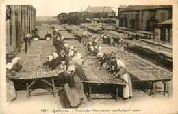 Quiberon * Les Femmes Des Usines Mettant Leurs Sardines à Sécher * Sardinières Coiffe - Quiberon