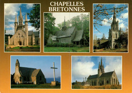 Dep 29 , Cpm CHAPELLES BRETONNES , St Nicodème , Chapelle De Ménéac , St Fiacre ... , 1.6870 , Edit. JOS (3861) - Autres Communes