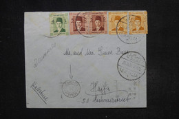 EGYPTE - Enveloppe De Ismailia Pour Haifa En 1941 Avec Contrôle Postal, Voir Cachets Recto Et Verso  - L 118273 - Briefe U. Dokumente