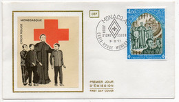 ZE-FDC-Enveloppe - Premier Jour D' Emission-CROIX-ROUGE 1977 - Cartas & Documentos