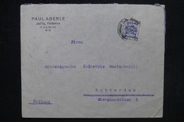 PALESTINE - Enveloppe Commerciale De Jaffa Pour Les Pays Bas En 1924 - L 118276 - Palestine